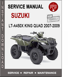 Suzuki LT-A450X King Quad 2007-2009